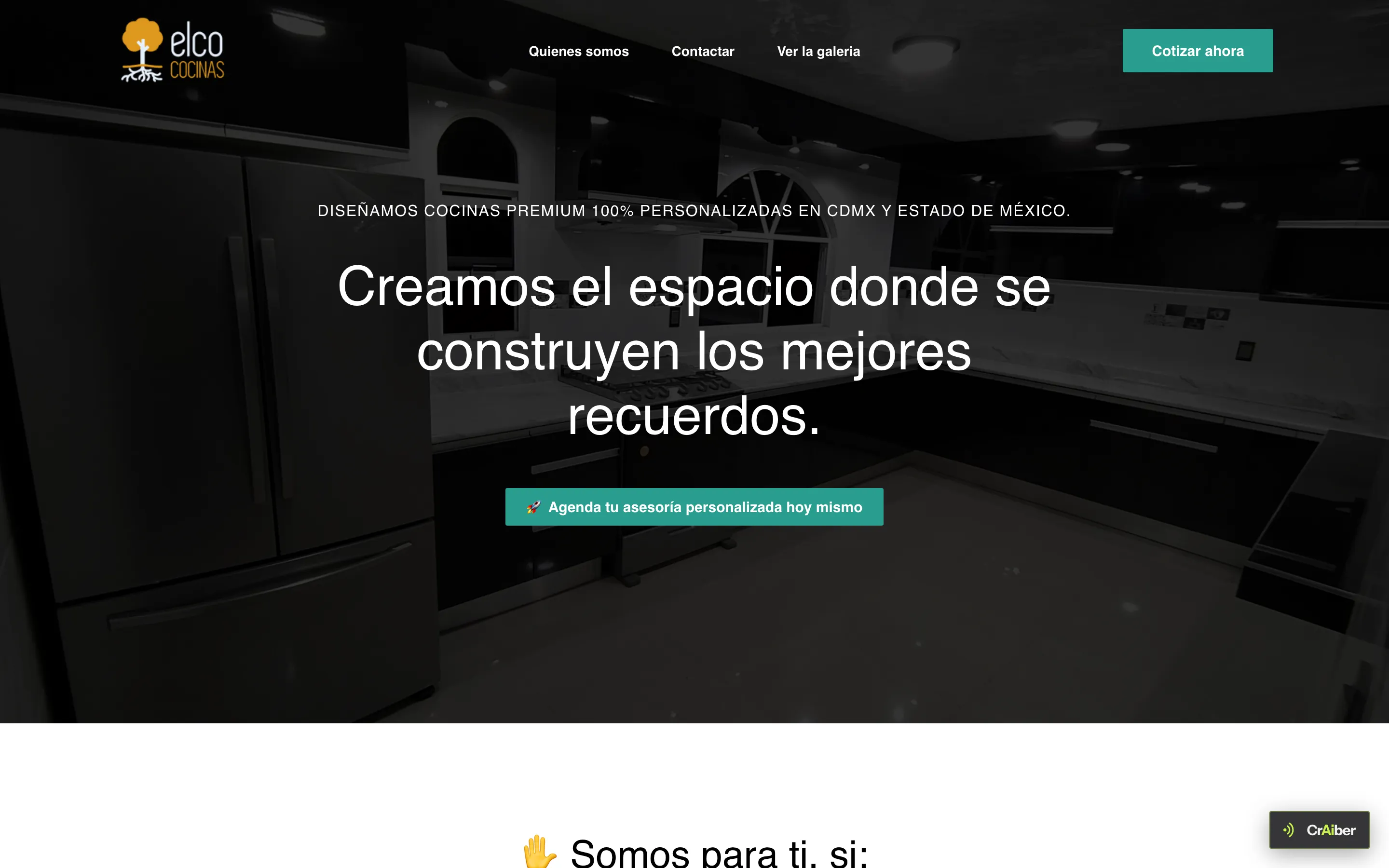 Sitio de Elco Cocinas